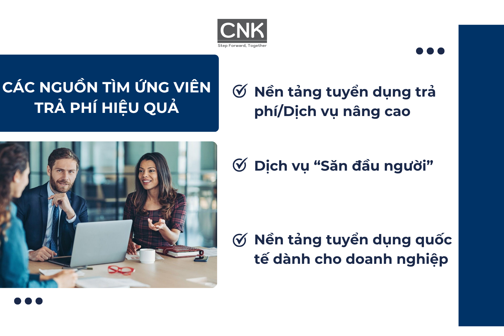 Các nguồn tìm ứng viên trả phí hiệu quả