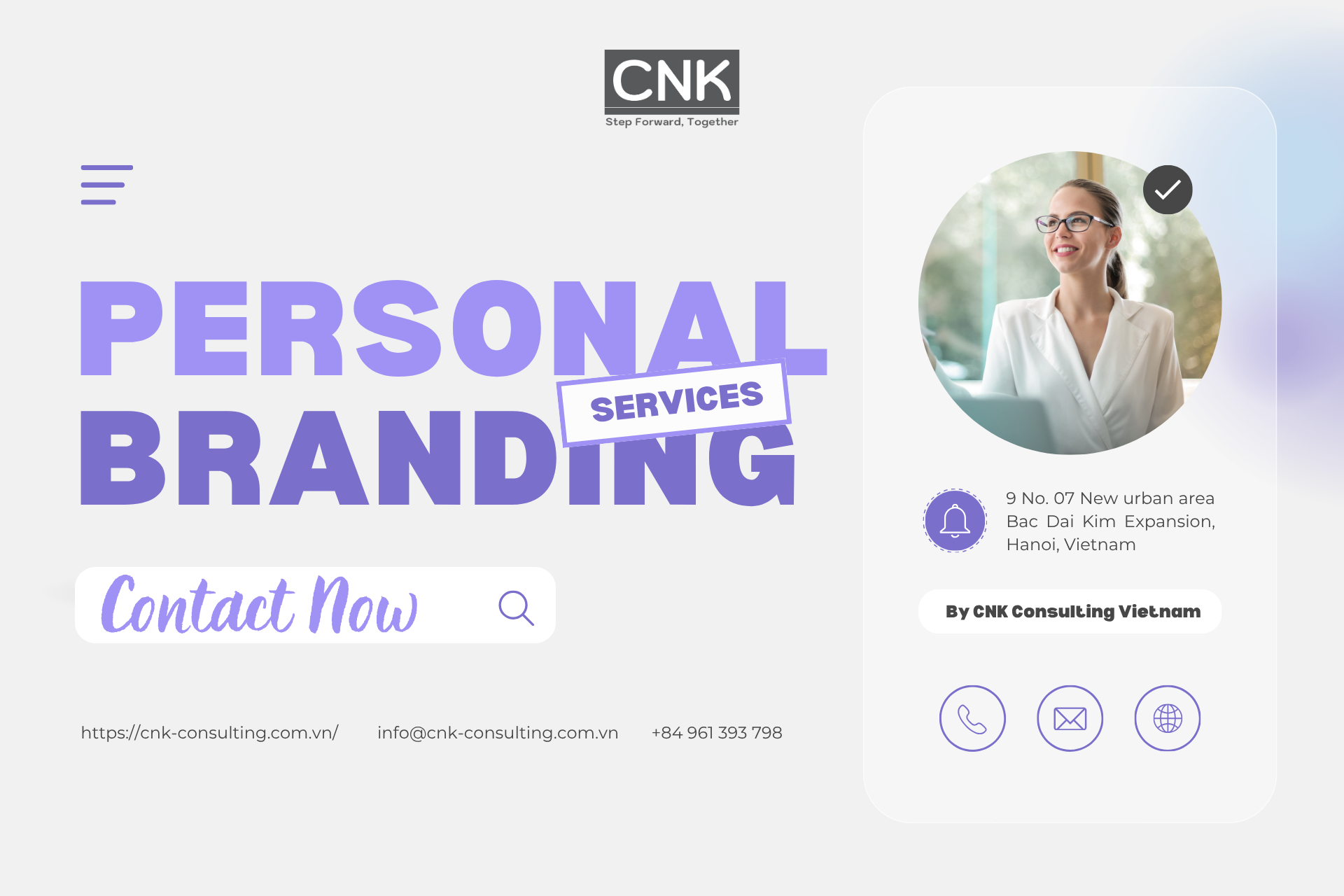 Contact Now - Personal branding Services of CNK Contact Now - Personal branding Services of CNK