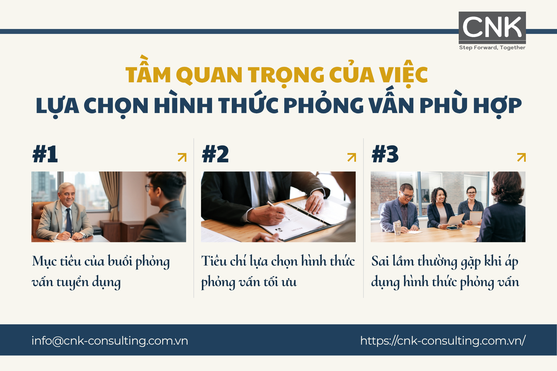 Tầm quan trọng của việc lựa chọn hình thức phỏng vấn phù hợp Tầm quan trọng của việc lựa chọn hình thức phỏng vấn phù hợp