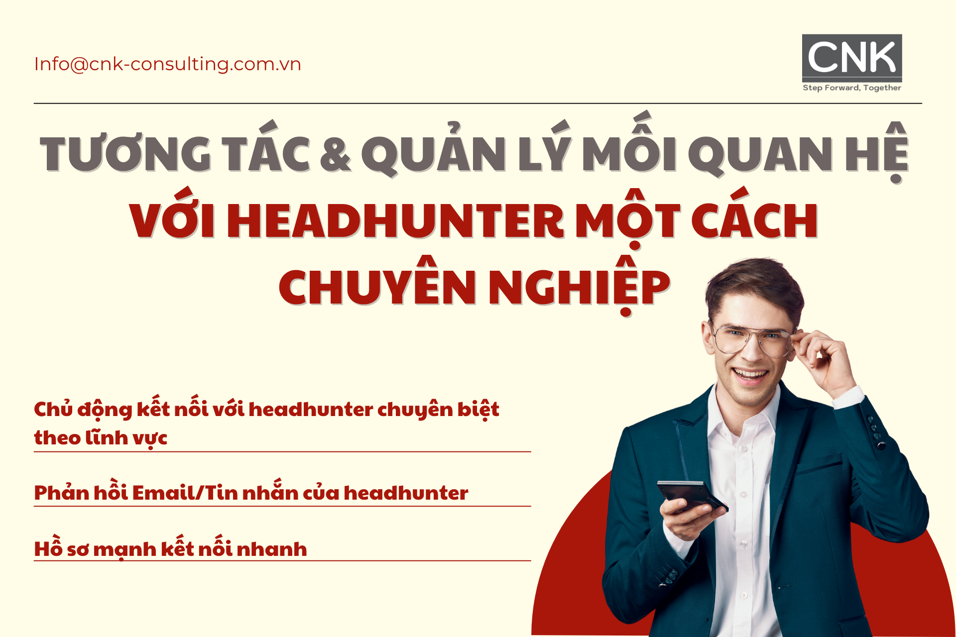 Tương tác và quản lý mối quan hệ với headhunter một cách chuyên nghiệp