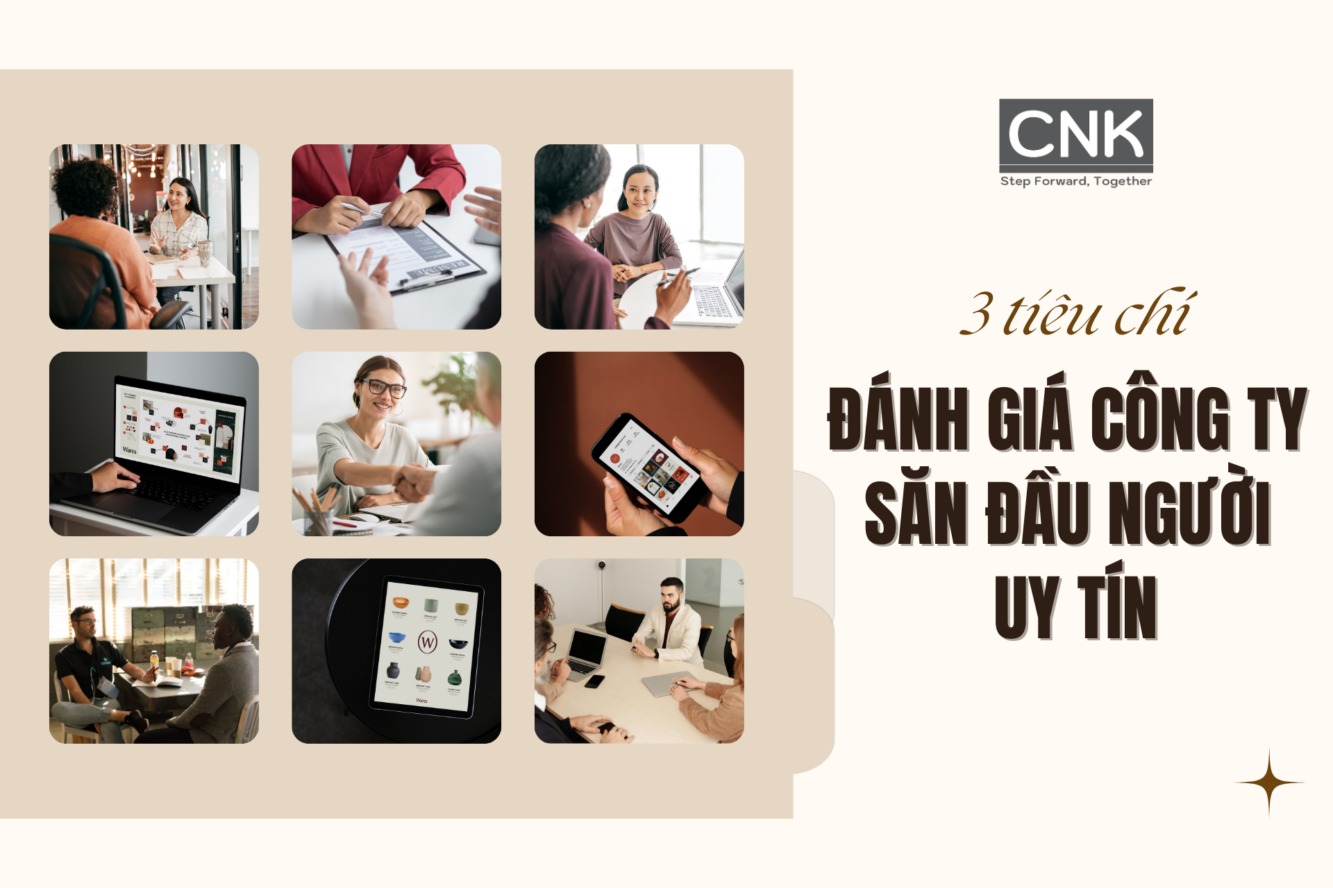 3 tieu chi danh gia cong ty san dau nguoi uy tin