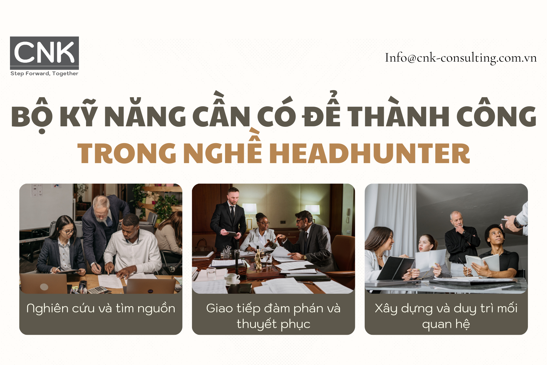 Bộ kỹ năng cần có để thành công trong nghề headhunter