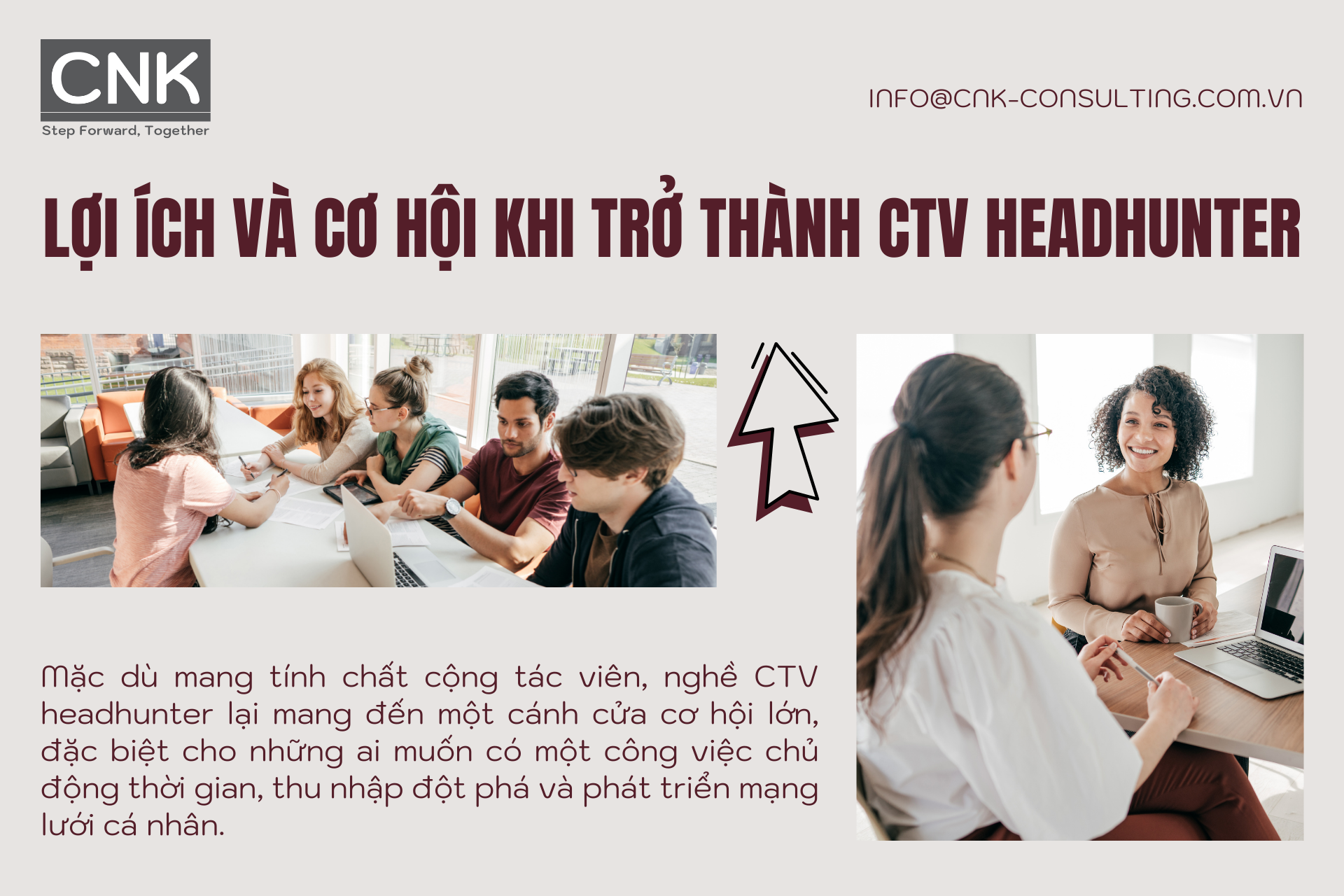 Lợi ích và cơ hội khi trở thành CTV headhunter