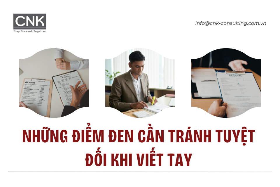 Những điểm đen cần tránh tuyệt đối khi viết tay
