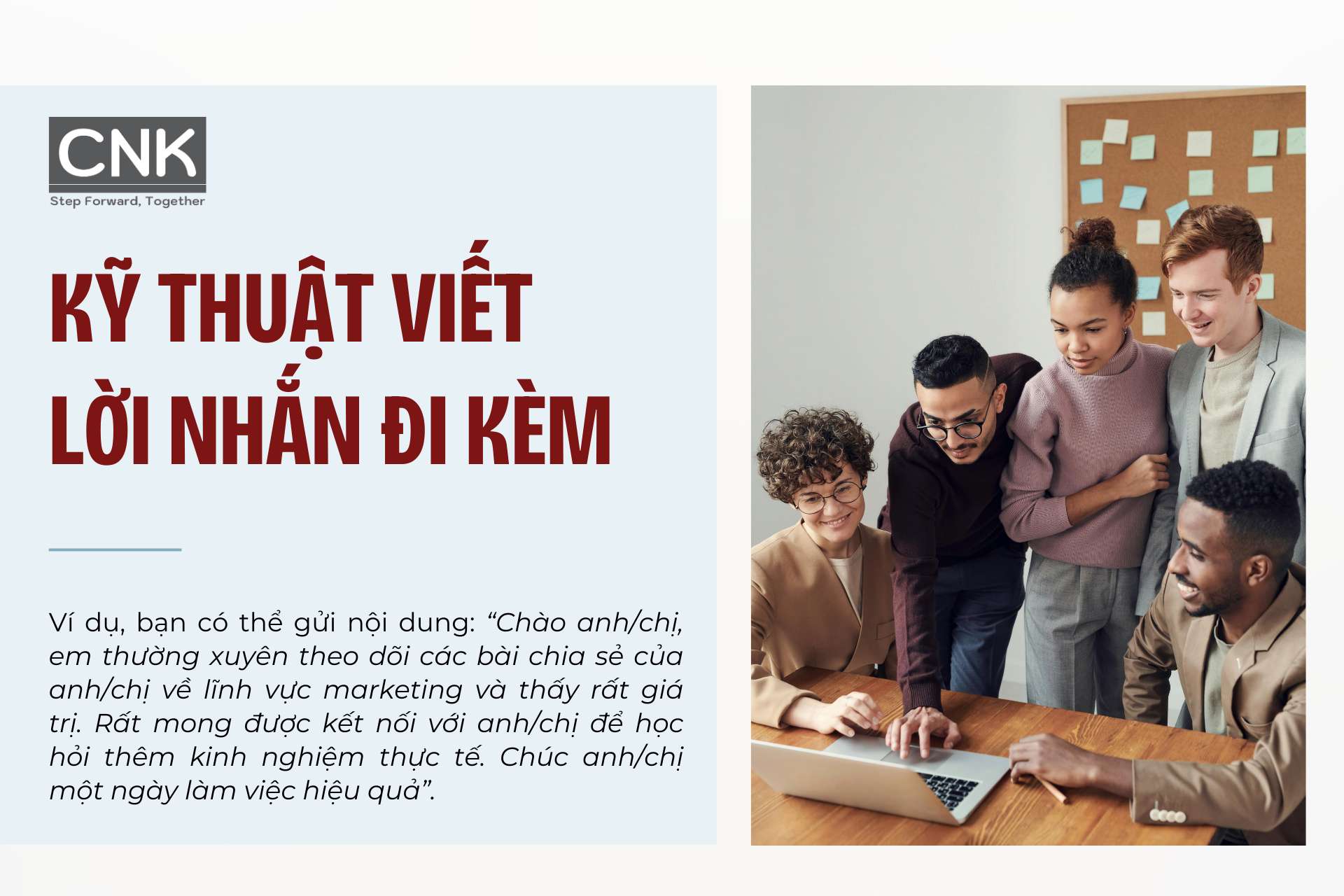 Kỹ thuật viết lời nhắn đi kèm Kỹ thuật viết lời nhắn đi kèm