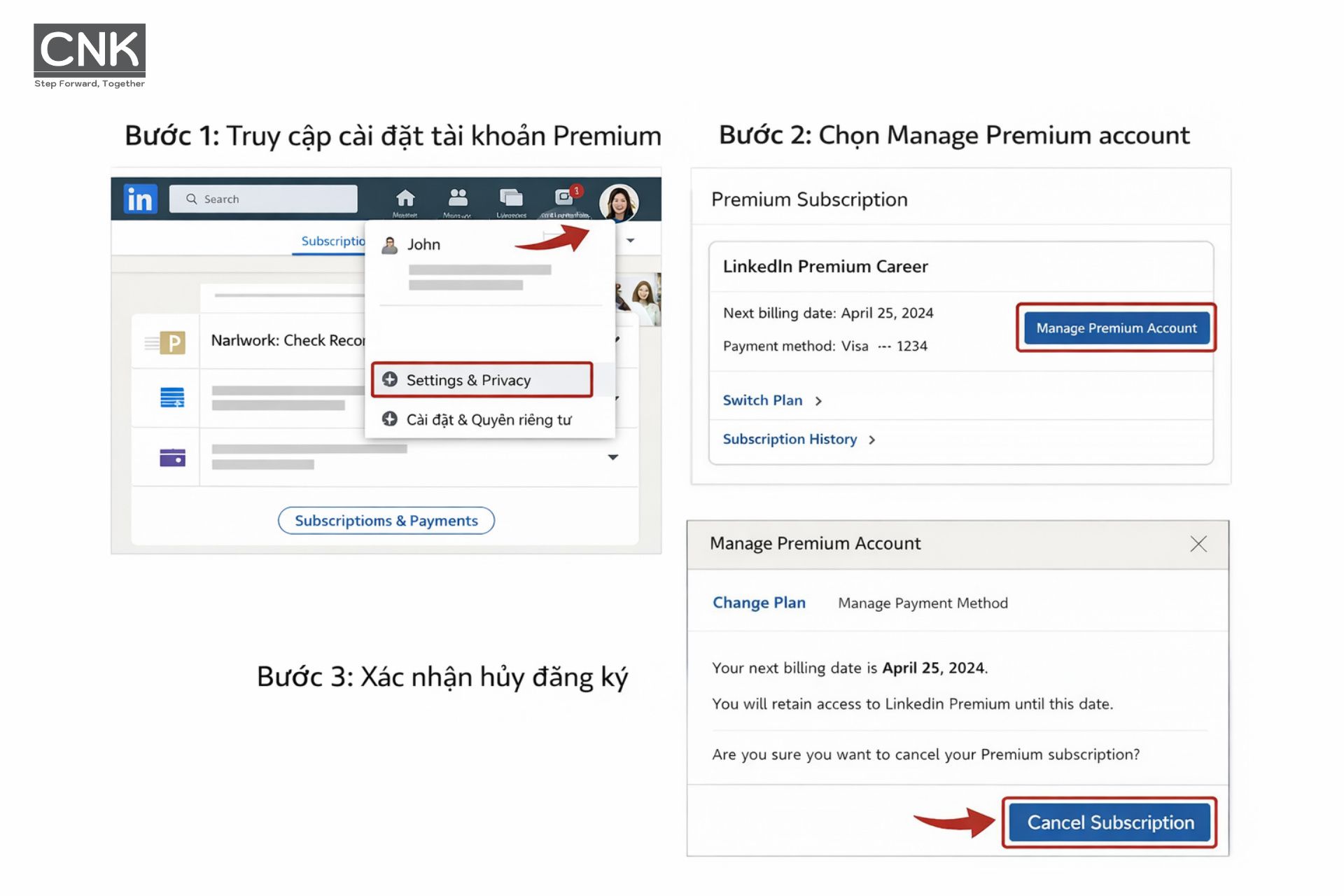 Cách hủy LinkedIn Premium trên máy tính Cách hủy LinkedIn Premium trên máy tính