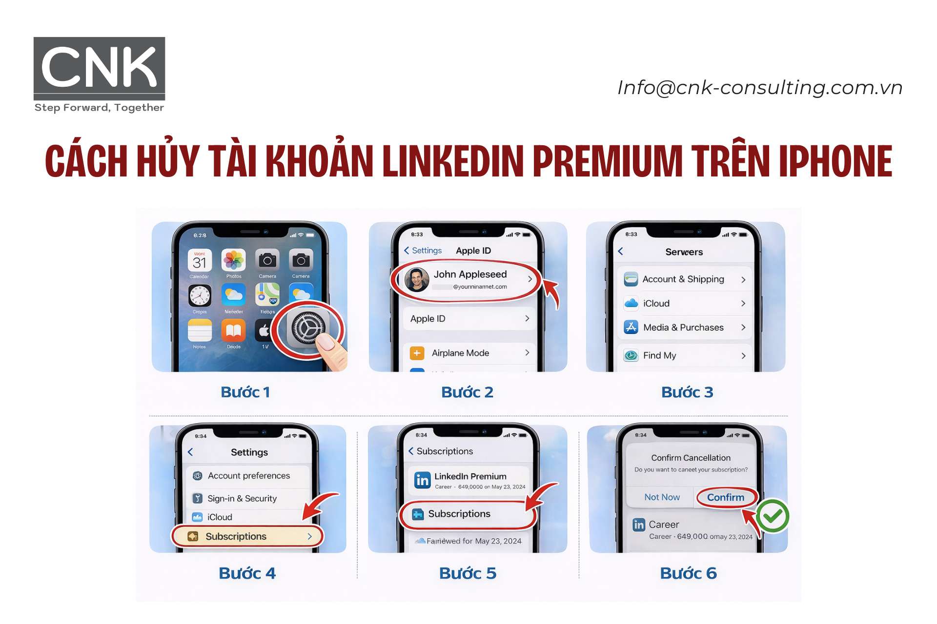 Cách hủy tài khoản LinkedIn Premium trên iPhone Cách hủy tài khoản LinkedIn Premium trên iPhone