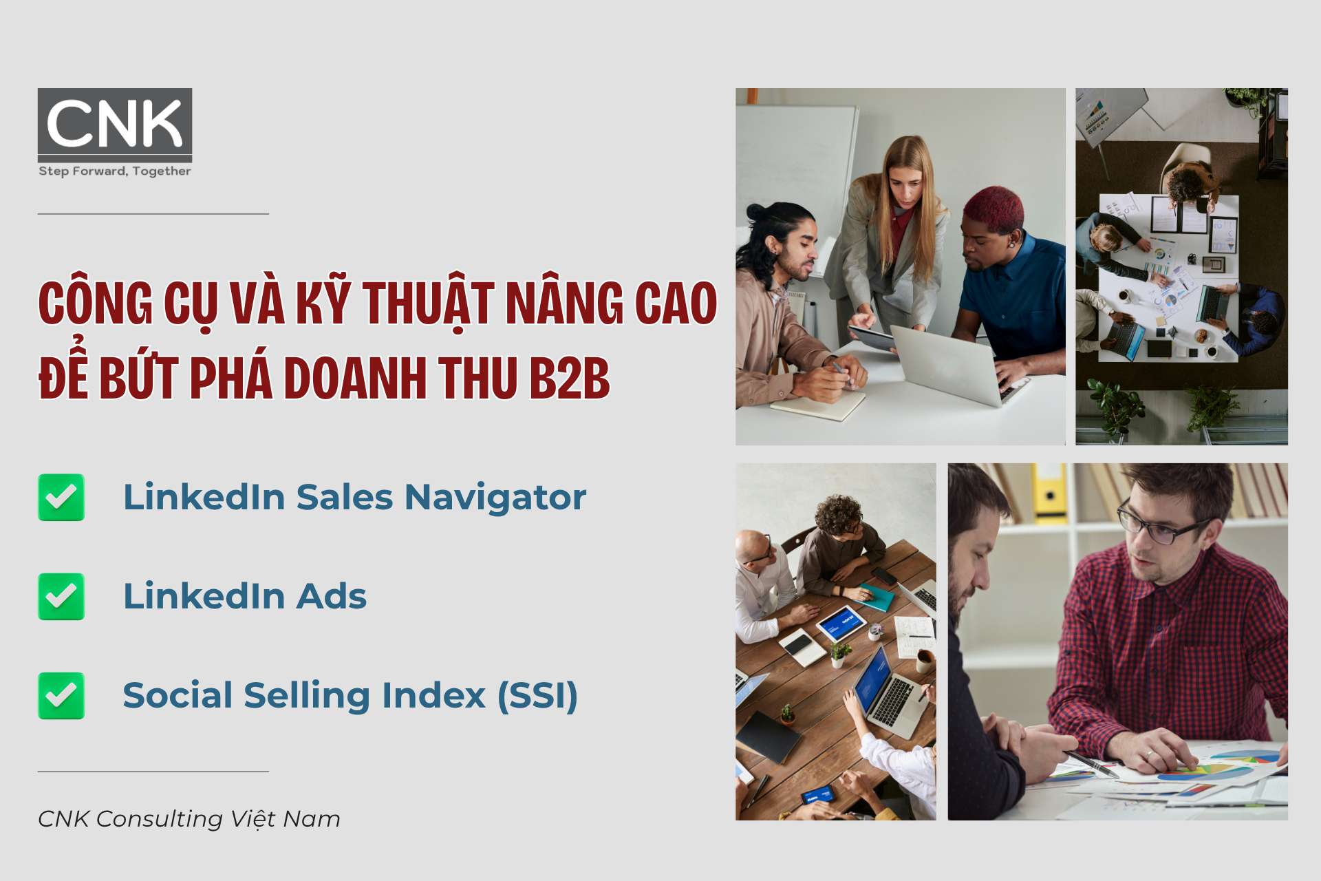 Công cụ và kỹ thuật nâng cao để bứt phá doanh thu B2B Công cụ và kỹ thuật nâng cao để bứt phá doanh thu B2B
