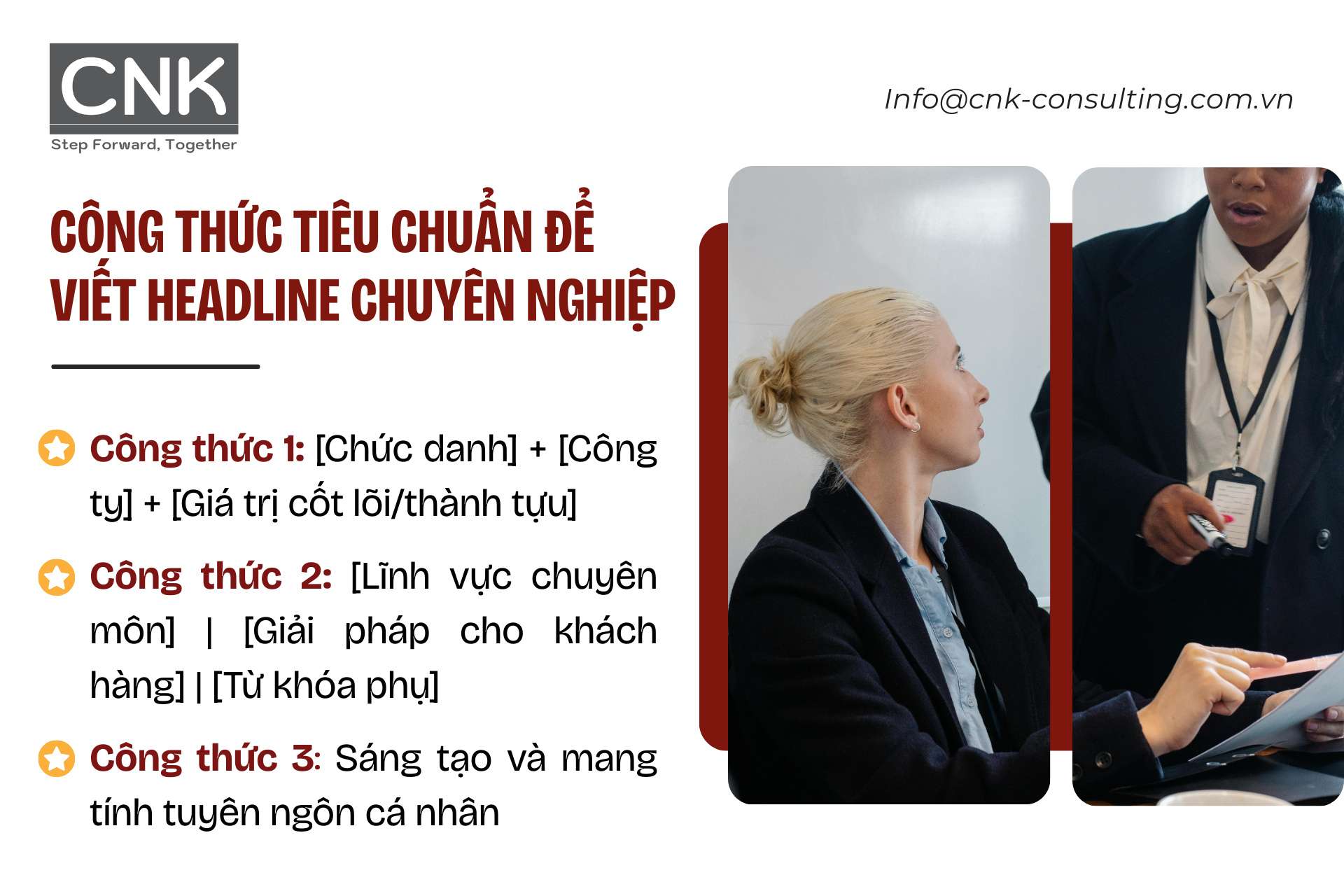Công thức tiêu chuẩn để viết headline chuyên nghiệp
