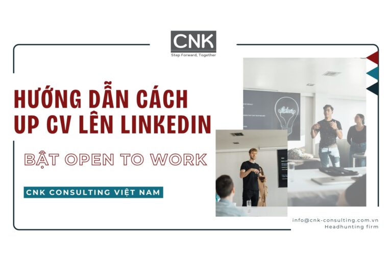 Hướng dẫn cách up cv lên linkedin bật Open to Work