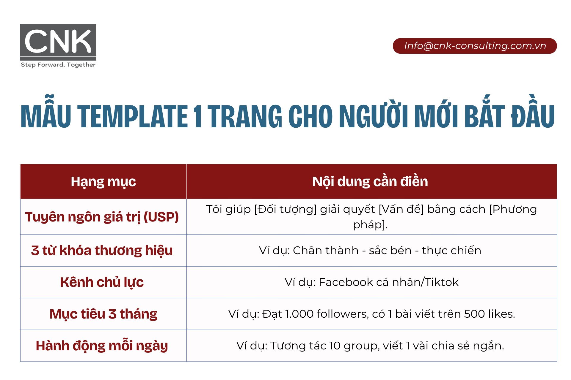 Mâu template 1 trang cho người mới bắt đầu Mâu template 1 trang cho người mới bắt đầu