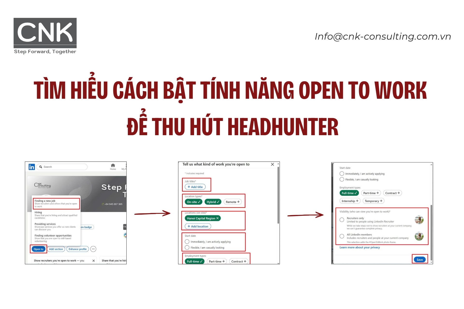 Tìm hiểu cách bật tính năng open to work để thu hút headhunter Tìm hiểu cách bật tính năng open to work để thu hút headhunter