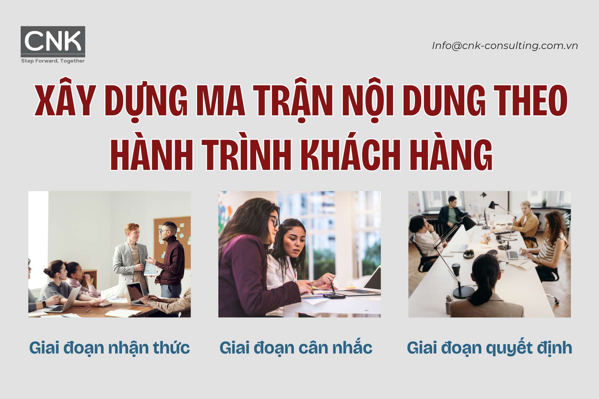 Xây dựng ma trận nội dung theo hành trình khách hàng Xây dựng ma trận nội dung theo hành trình khách hàng