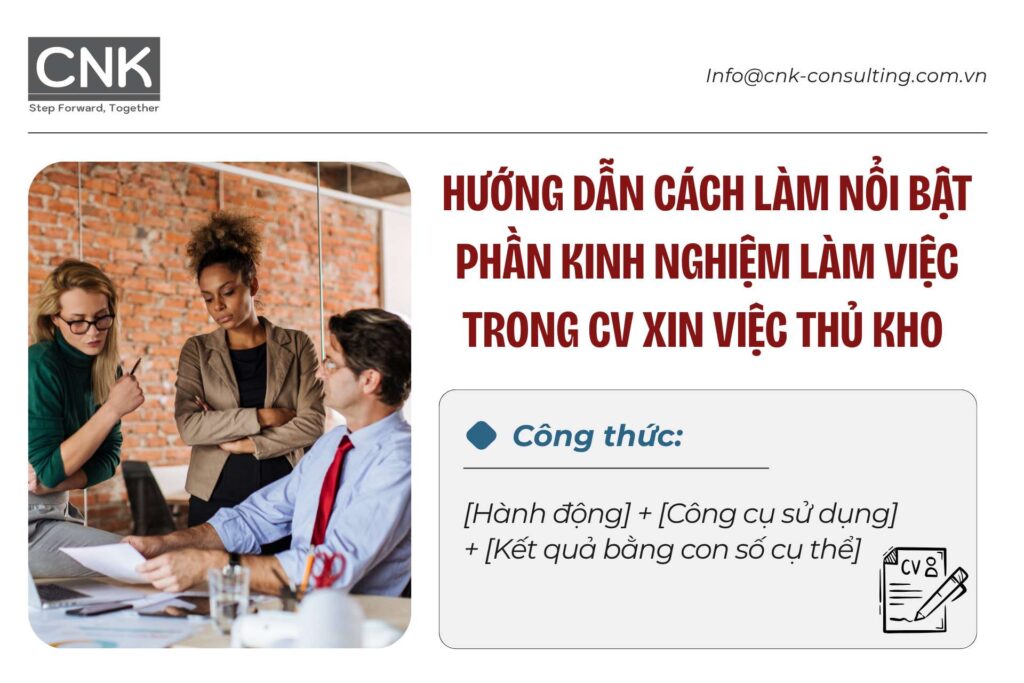 Cách làm nổi bật kinh nghiệm làm việc ngành kho vận