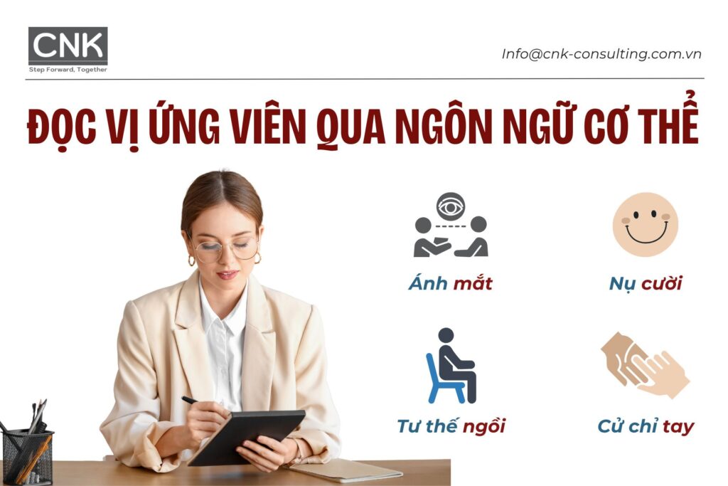 Tuyệt chiêu đọc vị tâm lý ứng viên qua ngôn ngữ cơ thể