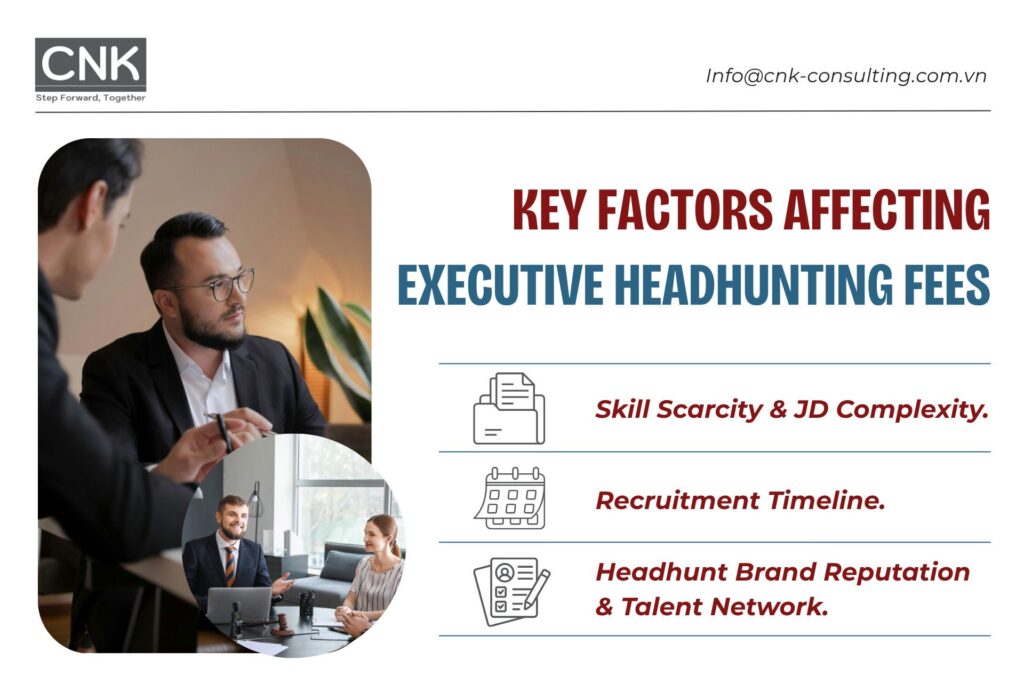 Factors affecting executive search fees