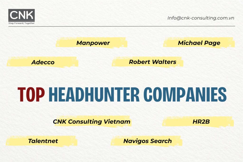 Recommended Top Reputable Headhunter Companies in Vietnam by Segment