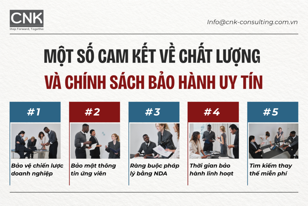 Cam kết chất lượng và chính sách bảo hành dịch vụ 