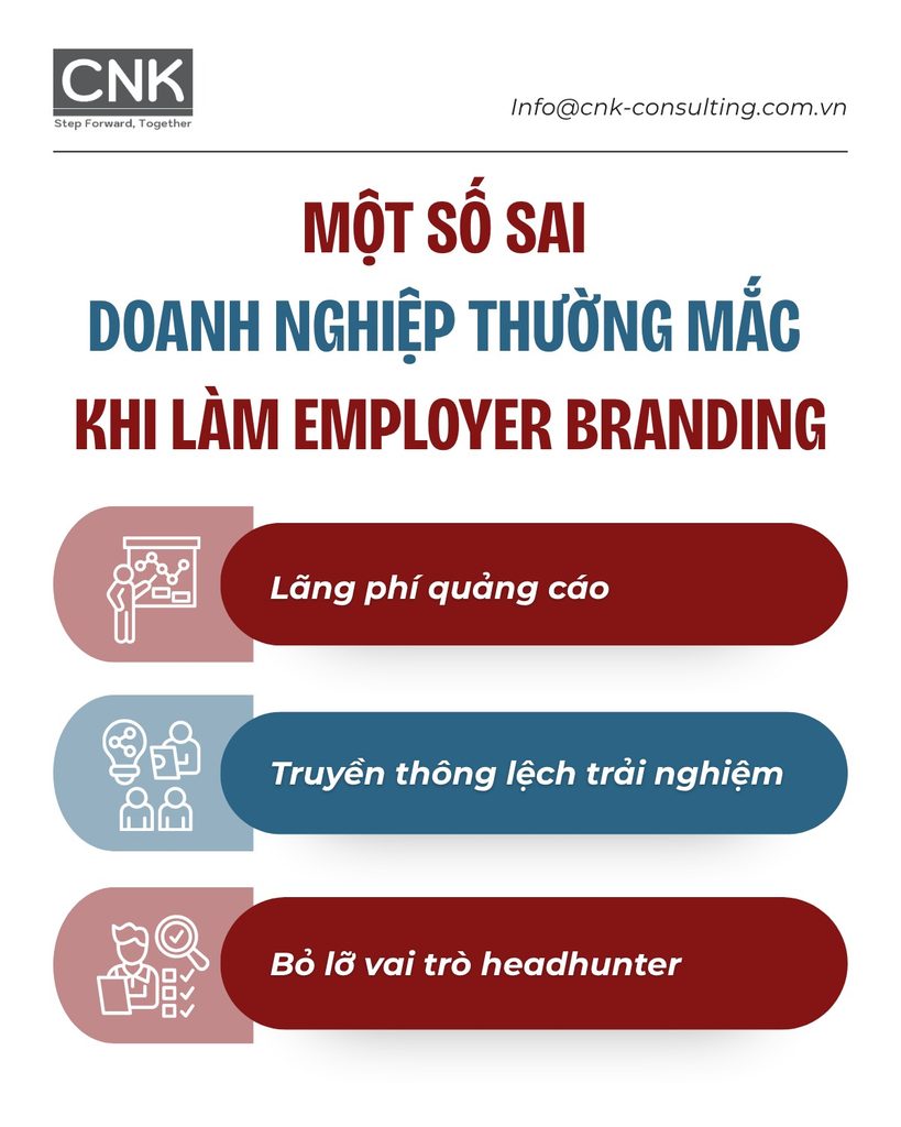 Một số sai doanh nghiệp thường mắc khi làm Employer Branding