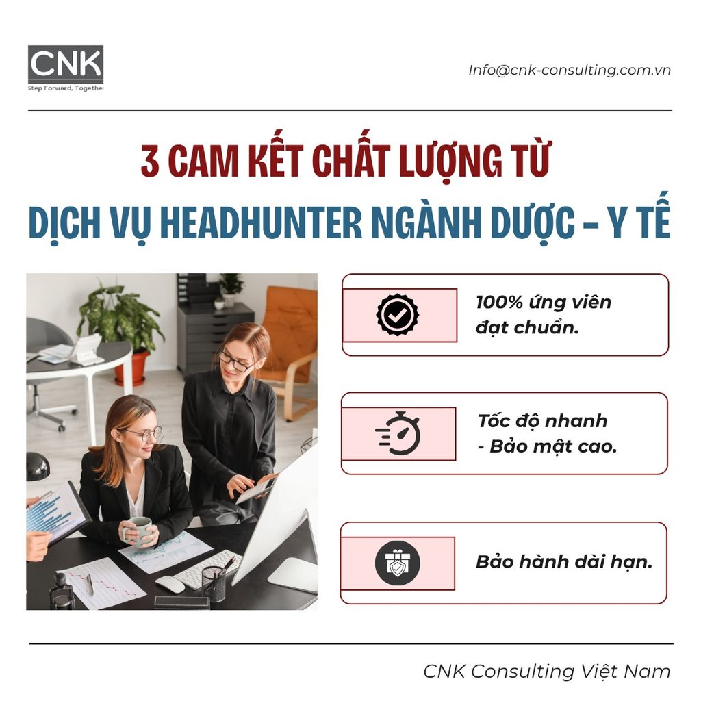 3 Cam kết chất lượng từ dịch vụ headhunter ngành dược - y tế