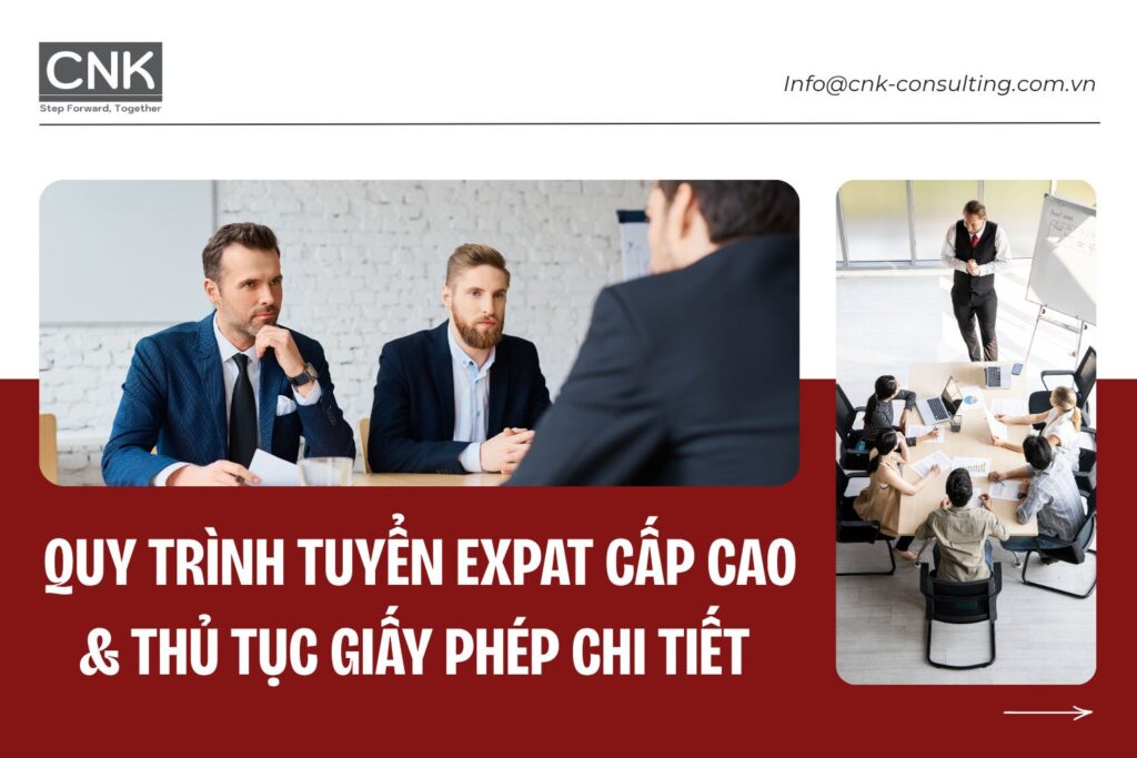 Quy trình tuyển expat cấp cao & thủ tục giấy phép chi tiết